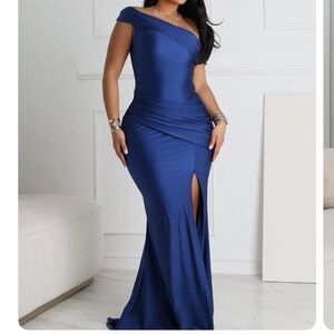 ⚠️CLEARANCE!!! Elegant Blue Evening Gown